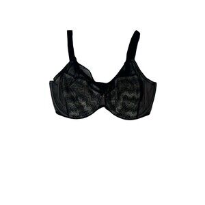 CHANTELLE C15710 Revele Moi Perfect Fit Bra 30DDDD Black Beige Lace Underwire